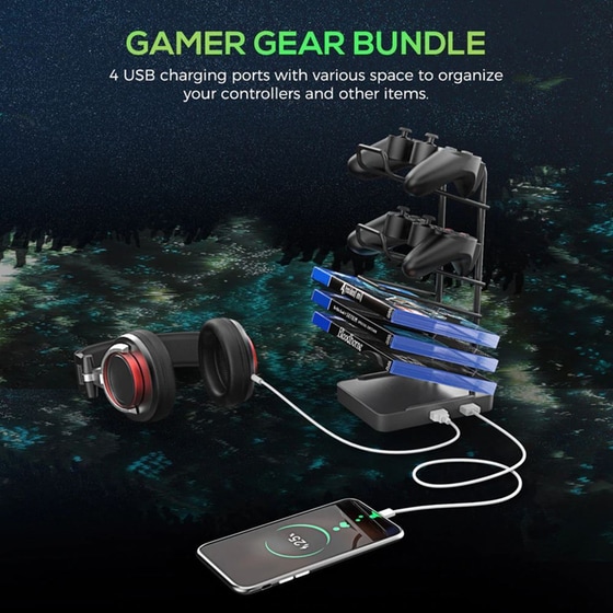 Γραφείο Gaming Eureka Ergonomic ERK-GIP-55B-V1 από Carbon Fiber 148.2x60cm  - Μαύρο image 7