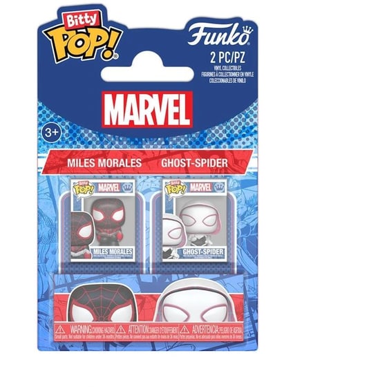 Funko Bitty Pop! Marvel: Spiderman - Miles Morales & Ghost Spider 2-Pack image 0