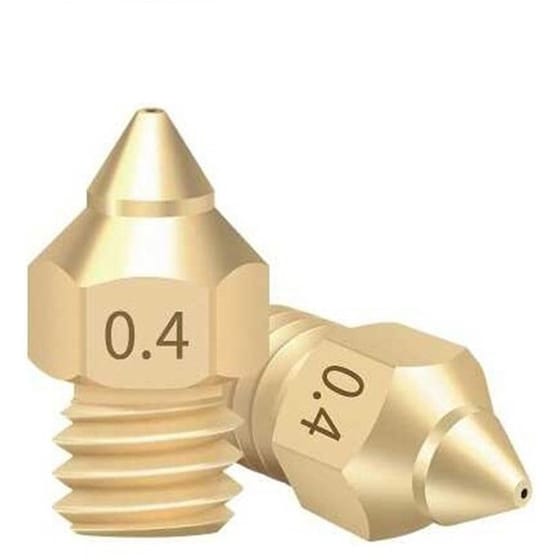Creality Brass Nozzle Kit 0.4mm 5τμχ image 2