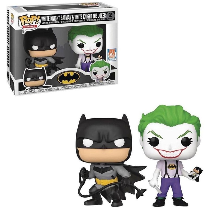 Funko Pop! Heroes - DC Heroes - White Knight Batman and White Knight Joker 2-Pack φωτογραφία