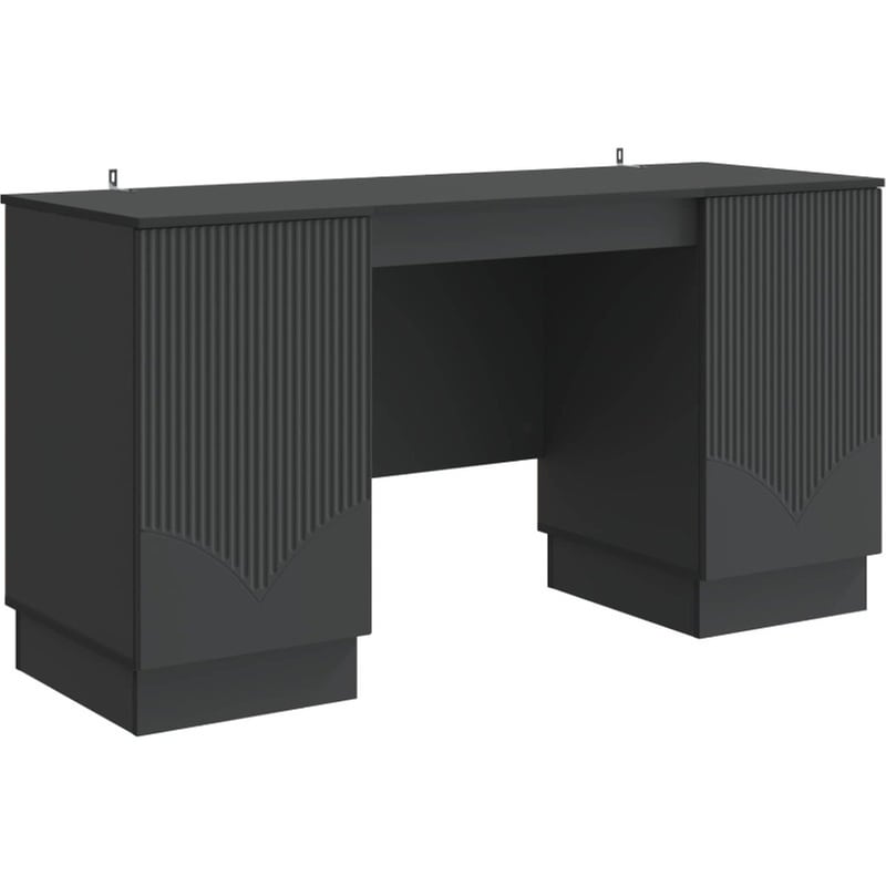 Γραφείο VidaXL από Επεξεργασμένο Ξύλο 142,5x50x75 cm - Μαύρο