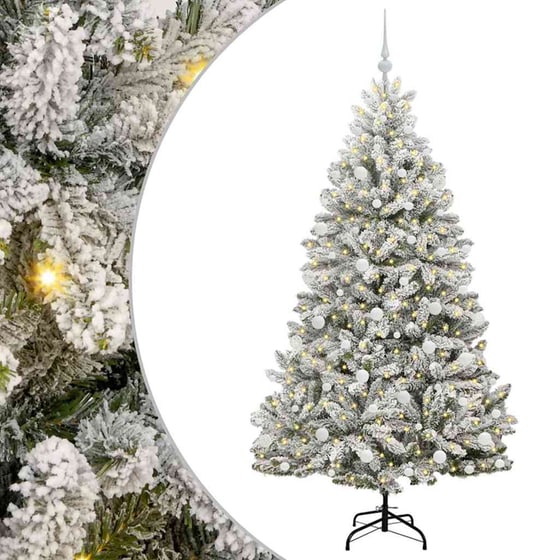 Vidaxl Τεχνητό Χριστουγεννιάτικο Δέντρο 180 Cm 300 Led Θερμό Λευκό image 0