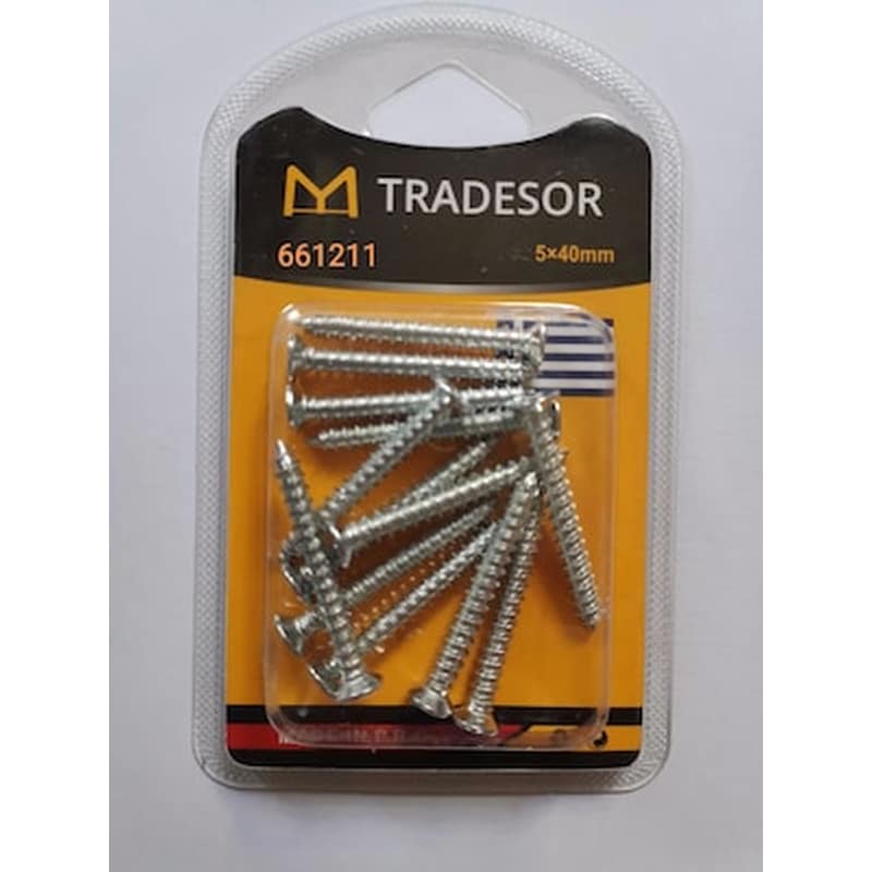 TRADESOR Σετ - Βίδες - 5x40mm