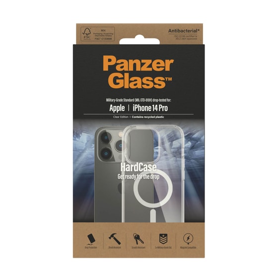Θήκη Apple iPhone 14 Pro - PanzerGlass HardCase Magsafe - Transparent image 3