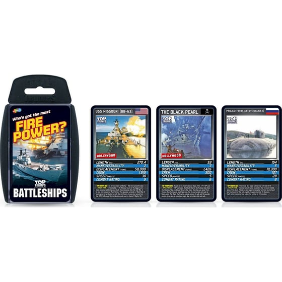 Top Trumps - Battleships image 1
