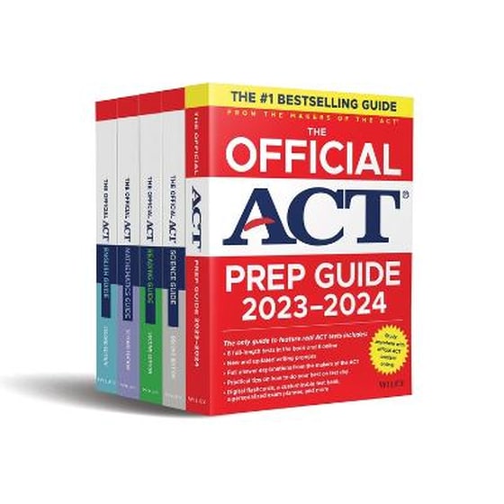 Official ACT Prep & Subject Guides 2023-2024 C omplete Set image 0