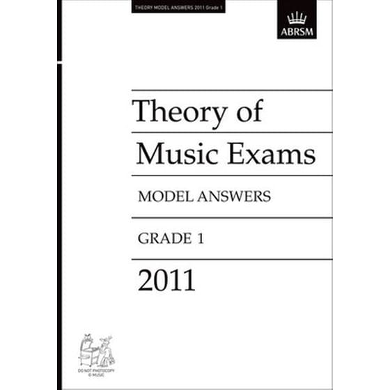 Theory Of Music Exams 2011 Model Answers, Grade 1 image 1