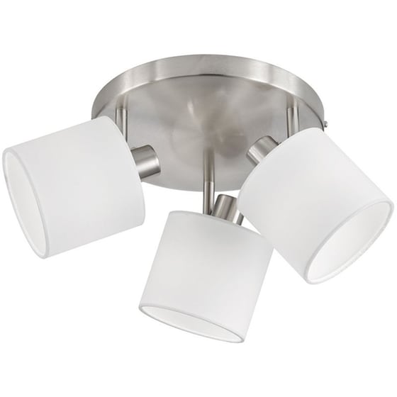 Σποτ Τρίφωτο Reality Lighting Tommy Nickel Mat image 0