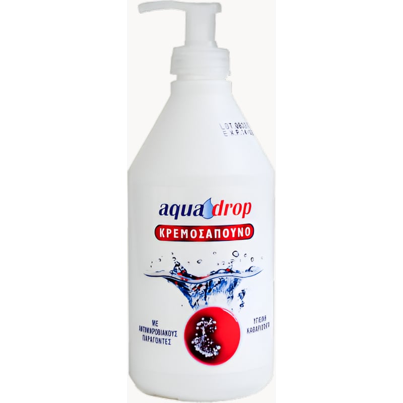 ALCOFARM Αντισηπτικό Κρεμοσάπουνο Aqua Drop 500 ml