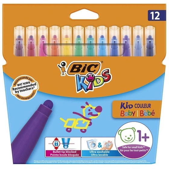 Μαρκαδόροι Bic Pastel (12 Τεμάχια) image 0