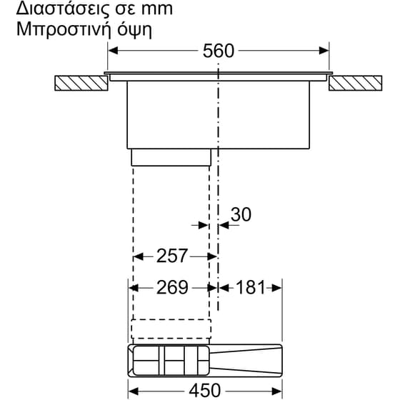 BOSCH PVQ711H26E 70 cm Μαύρο Εστία Επαγωγική Αυτόνομη με Ενσωματωμένο Απορροφητήρα image 17