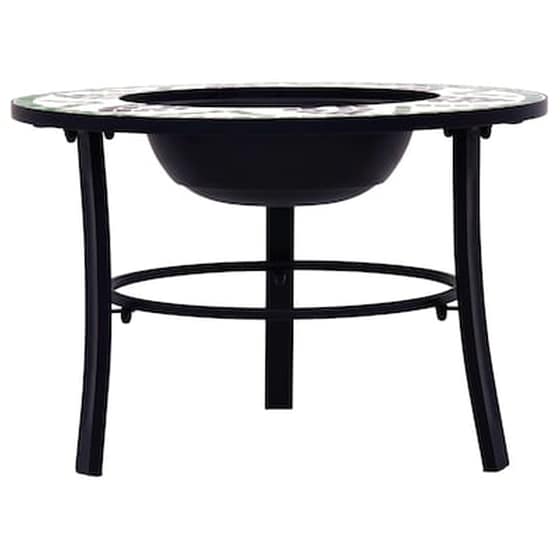 Vidaxl Τζάκι Εξωτερικού Χώρου «μωσαϊκό» Πράσινο 68 Εκ. Κεραμικό image 4