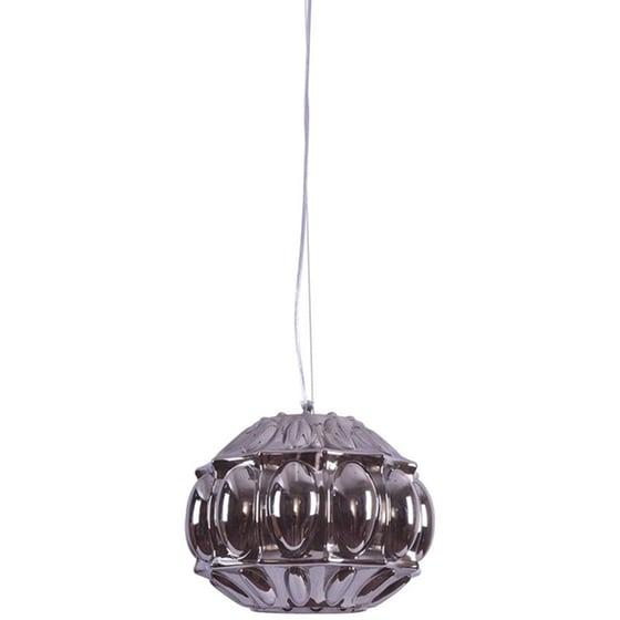Φωτιστικό Οροφής Μονόφωτο Homelighting Nadia από Γυαλί 30x30x27-120 cm - Ανθρακί image 0
