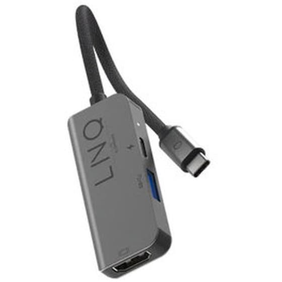 USB Hub Linq 3-Port LQ48000 - Γκρι image 2