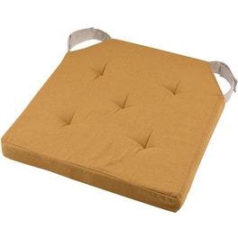 Μαξιλάρι Καρέκλας Spitishop από Βαμβάκι 38x38 cm - Κίτρινο