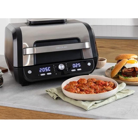CECOTEC Cecofry FireDome 8000 Pro CEC-04950 1700 W 8 L Μαύρο Φριτέζα Αέρος image 4