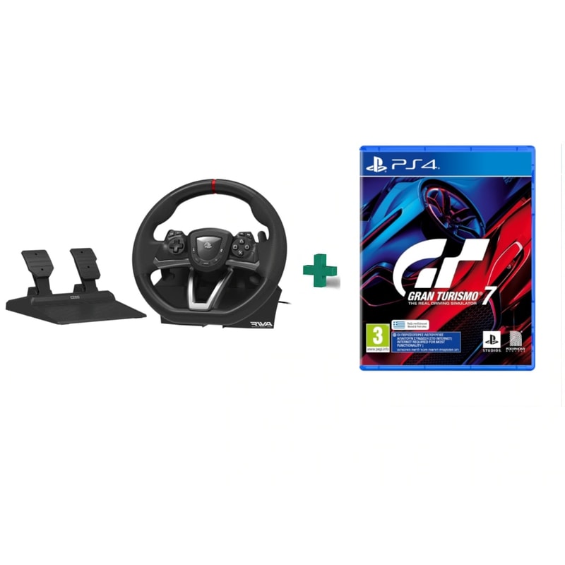 HORI Hori Racing Wheel APEX Τιμονιέρα με Πετάλια για PC, PS4, PS5 Gran Turismo 7 Standard Edition Playstation 4