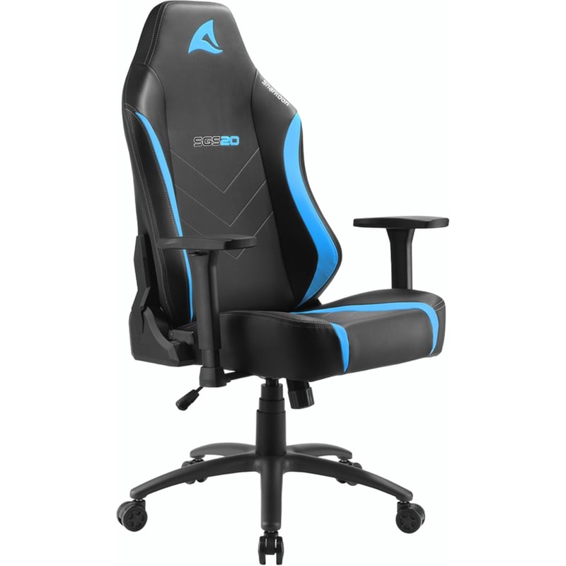 SHARKOON Gaming Καρέλα Sharkoon Skiller από Τεχνητό Δέρμα - Μαύρο/Μπλε