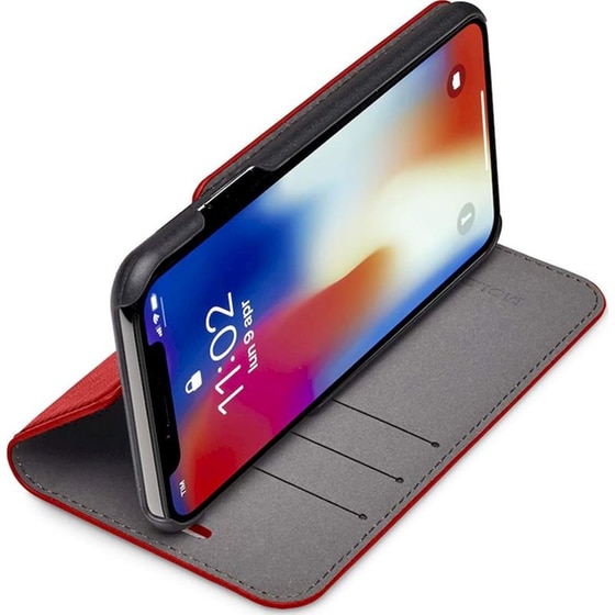 Θήκη iPhone Χ Moleskine Booktype Κόκκινη image 3