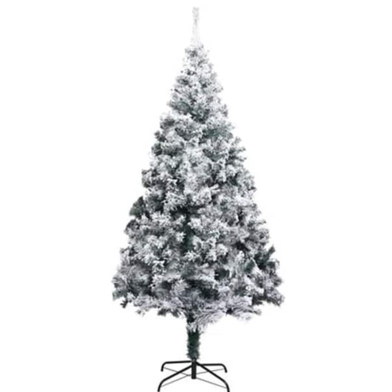 Χριστουγεννιάτικο Δέντρο VidaXL Χιονισμένο 2.10m - Πράσινο