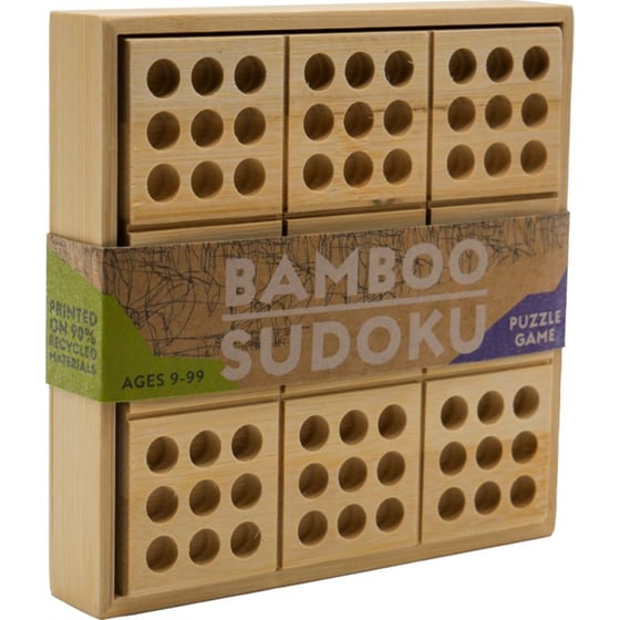 Eco Logicals Ξύλινο Παιχνίδι Bamboo Sudoku image 4