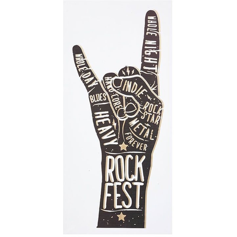 Αυτοκόλλητο Τοίχου Spitishop 26x54 cm - Μαύρο