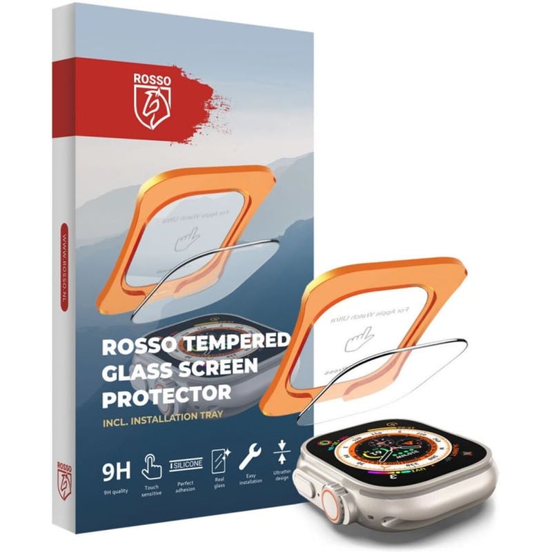 Προστασία Οθόνης Rosso Tempered Glass για Apple Watch Ultra 2/Ultra 1 49mm