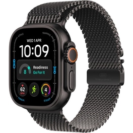 Apple Watch Ultra 4 GPS + Cellular 49mm Natural Titanium Case with Natural Titanium Milanese Loop - M