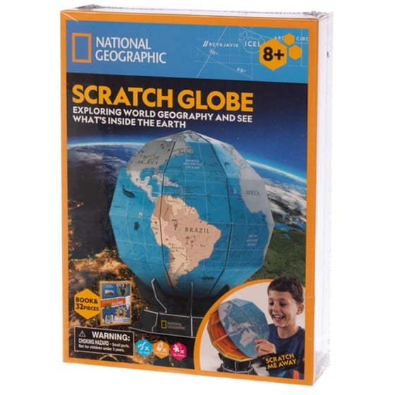 3D Παζλ Cubic Fun Υδρόγειος National Geographic (32 Κομμάτια) image 0