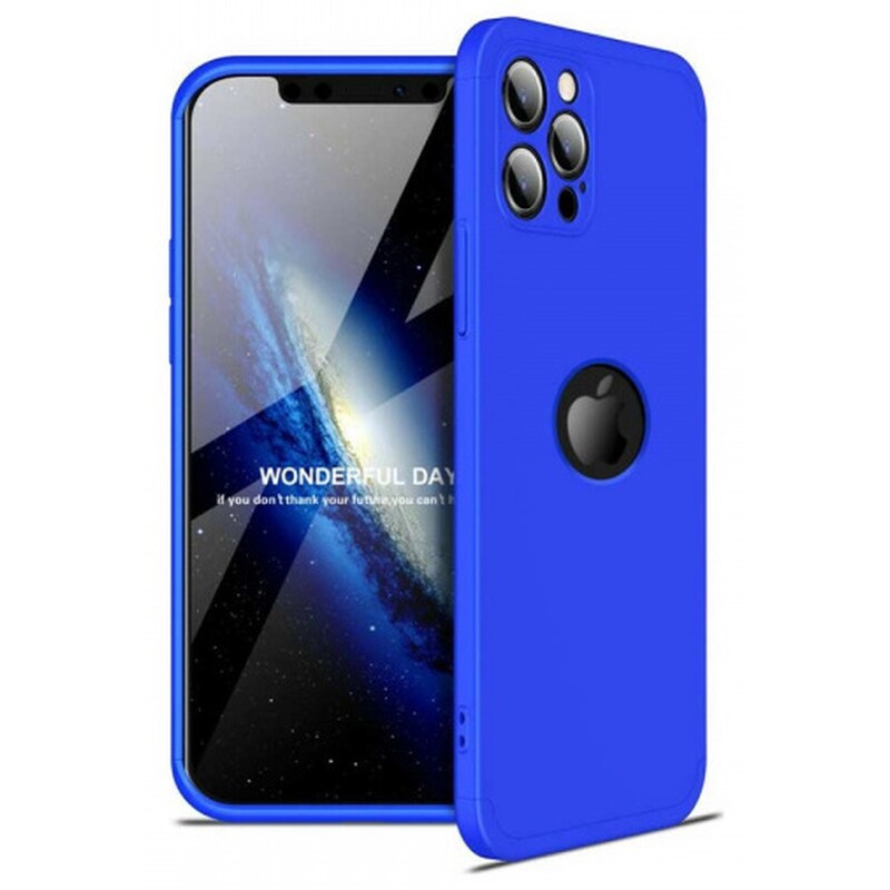 GKK Θήκη Apple iPhone 12/iPhone 12 Pro - Gkk 360 Full Body Protection - Blue