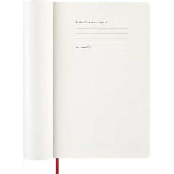 Ημερολόγιο Εβδομαδιαίο Moleskine 2026 12Μ Large Scarlet Red Soft image 1