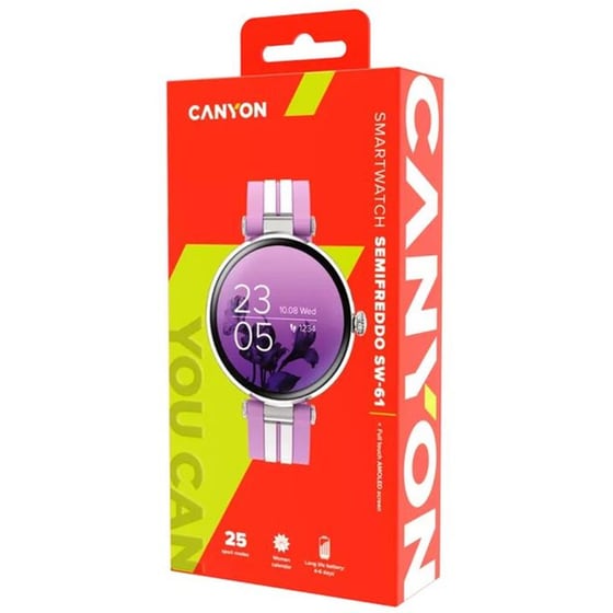 Smartwatch Canyon Semifreddo SW-61 42mm - Lavender image 3