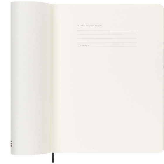 Ημερολόγιο Εβδομαδιαίο 2027 Moleskine 12M XL Soft Cover Μαύρο image 1