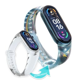 Λουράκι Semi για Xiaomi Mi Smart Band 5/Mi Smart Band 6 - Clear/Blue