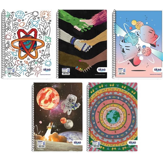 Τετράδιο Σπιράλ Skag 2 Θεμάτων Un-Cover The Future (1 Τεμάχιο) image 0