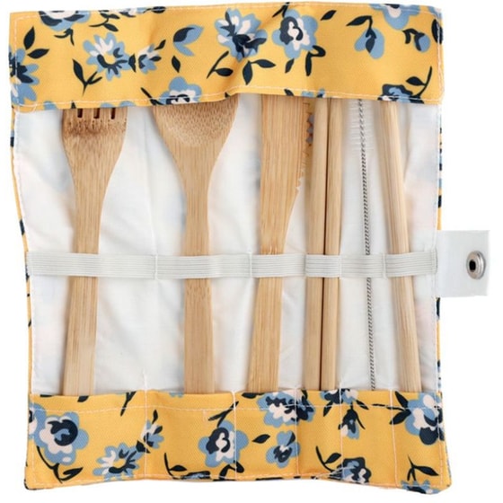 Puckator Σετ Μαχαιροπήρουνα Bamboo - Pick Peonies image 3
