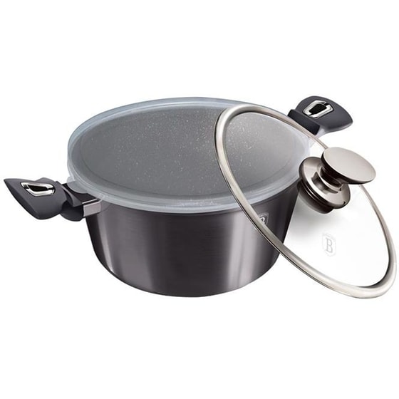 Κατσαρόλα BERLINGER HAUS BH-6924 30 cm 8 L Ανθρακί image 0