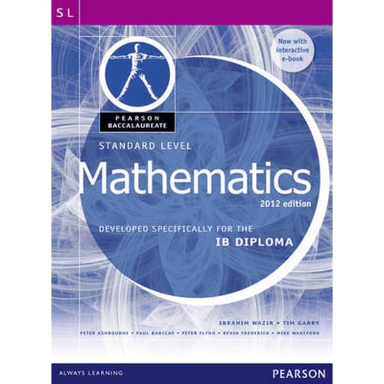 Pearson Baccalaureate Standard Level Mathematics Revised 2012 print and ebook bundle for the IB Diploma image 0