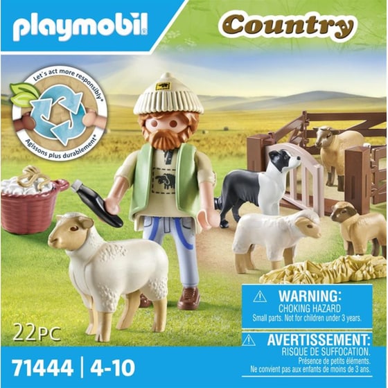 PLAYMOBIL® Country Βοσκός με προβατάκια (71444) image 5