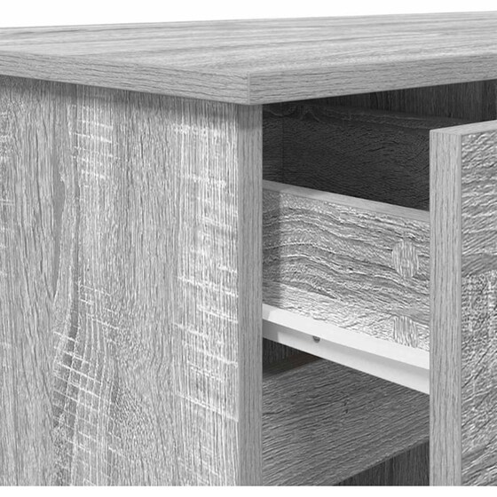 Γραφείο VidaXL από Επεξεργασμένο Ξύλο 140x49x76 cm - Γκρι Sonoma image 5