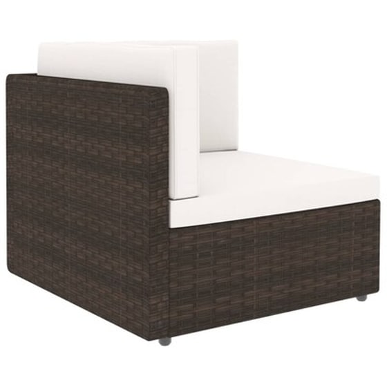 Vidaxl Σαλόνι Κήπου 10 Τεμαχίων Καφέ Από Συνθετικό Ρατάν Με Μαξιλάρια image 4