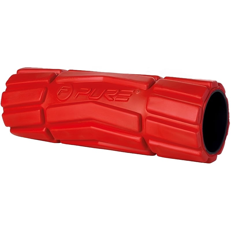 PURE2IMPROVE Foam Roller Μασάζ Pure2Improve από EVA 36x14 cm - Κόκκινο