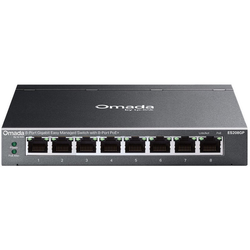 TP-Link ES208GP V1.0 Network Switch Managed Gigabit Ethernet (1000 Mbps)