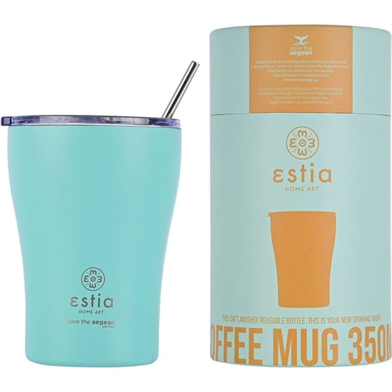 Ποτήρι Θερμός Estia Save The Aegean Bermuda Green 350 ml image 0
