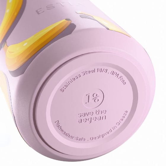 Ποτήρι Θερμός Estia Save The Aegean Lens Banana Mood 360ml image 2