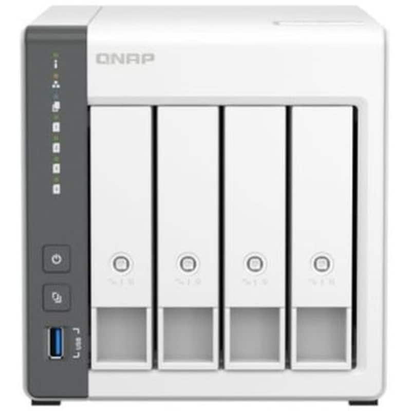 QNAP TS-433-4G NAS Tower σκληρού δίσκου 4 θέσεων για SSD HDD με σύνδεση USB 3.2, Ethernet