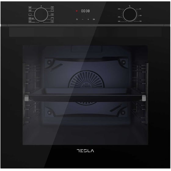 TESLA BO900FBFA 81 Lt Μαύρο Εντοιχιζόμενος Φούρνος Άνω Πάγκου image 0