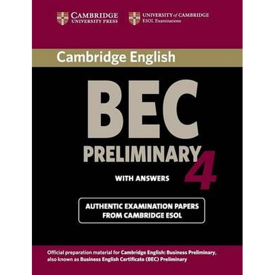 Cambridge BEC 4 Preliminary Student's Book with Answers image 0