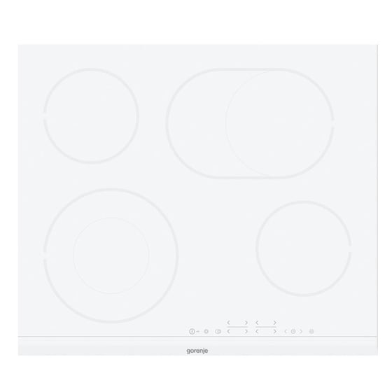 GORENJE ECT643WCSC 59 cm Λευκό Εστία Κεραμική Αυτόνομη image 2