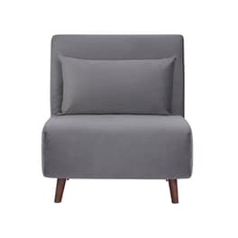 Πολυθρόνα Κρεβάτι Next Stockholm από Ύφασμα - Γκρι